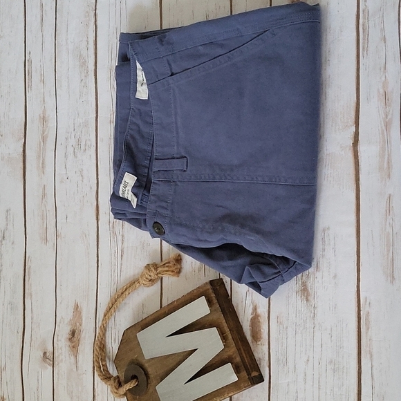 Goodthreads ash blue stretch canvas Slim fit Flat front pants with 35" inseam - Picture 1 of 13